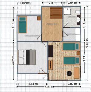 Продава 2 броя двуетажни соларни къщи в село Плачидол